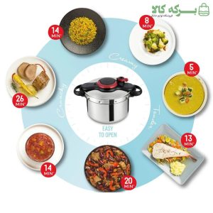 زودپز تفال مدل P4624866 Clipso Minut Easy ظرفیت ۷.۵ لیتر