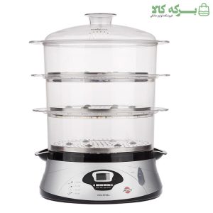 بخار پز پارس خزر دیجی استیل