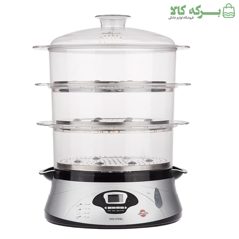 26 بخار پز پارس خزر دیجی استیل