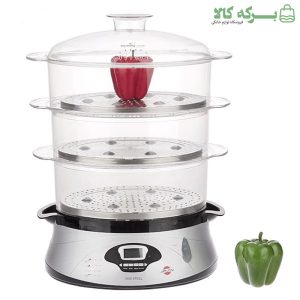 بخار پز پارس خزر دیجی استیل