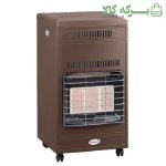 بخاری گازی آبسال چرخدار کپسولی مدل 440