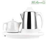 چای‌ساز صفحه‌ای پارس‌خزر مدل TM-3500SP کنار هم استیل